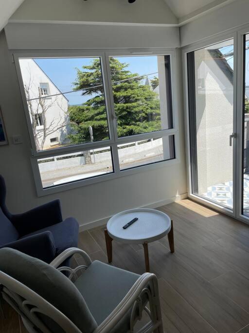 Studio Avec Vue Mer - Billiers Bagian luar foto